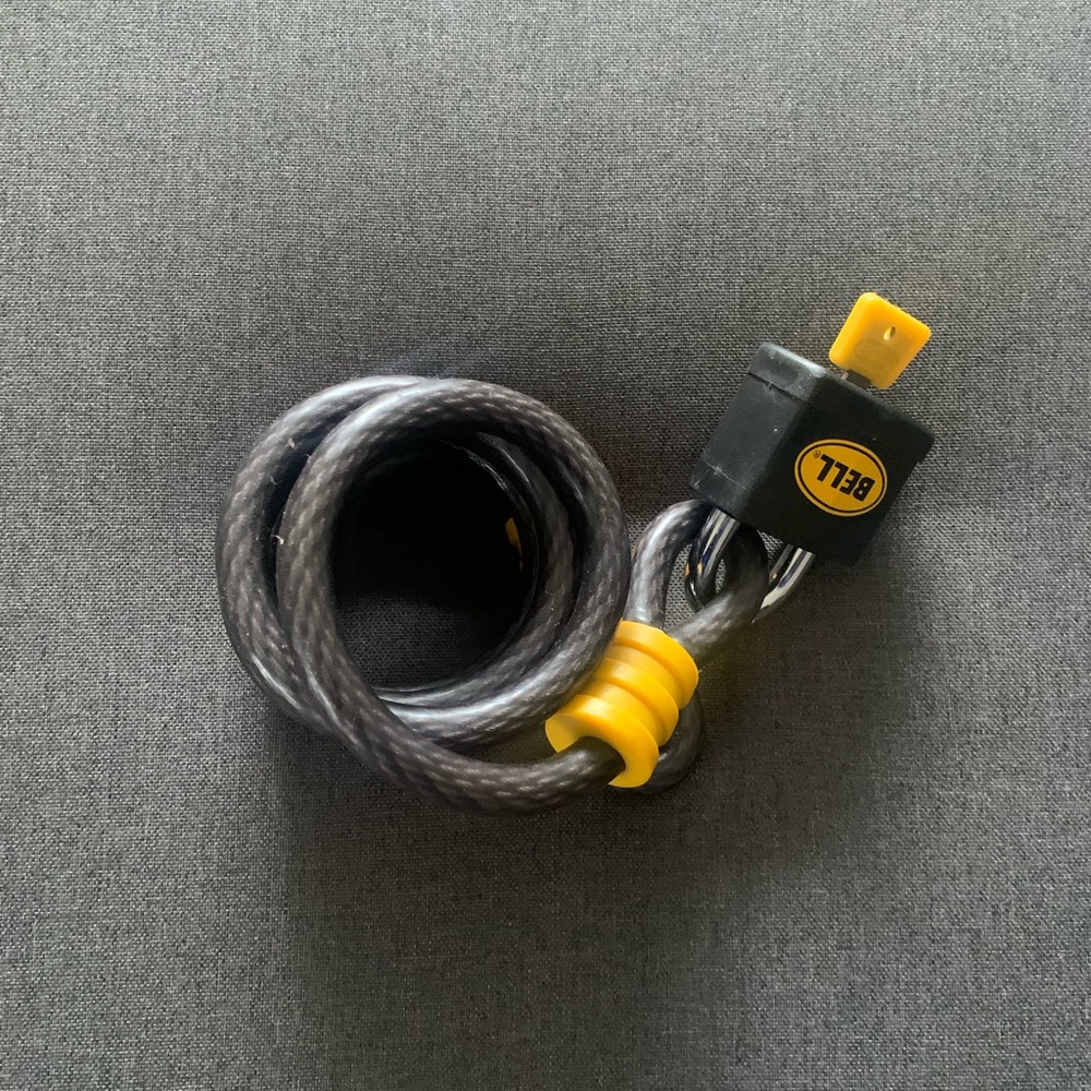 Bell Heavy Duty Integrated Braided Cable Big Lock and Key